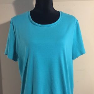 WHITE STAG XXL woman's aqua tee shirt